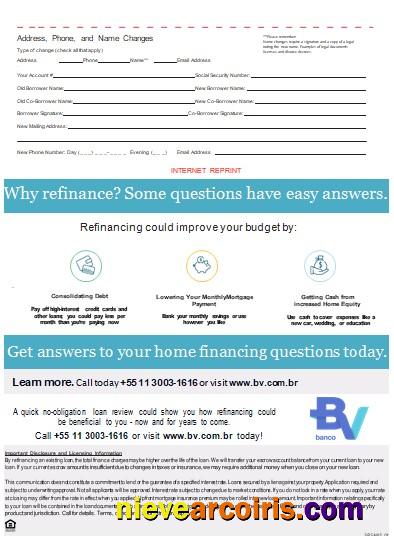 Brazil Banco Votorantim bank mortgage statement, 3 pages, 3